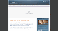 Desktop Screenshot of legacysettlements.com